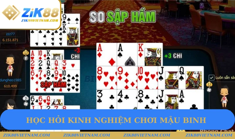 Cập nhật mẹo chơi hay khi trải nghiệm Mậu Binh Cập nhật mẹo chơi hay khi trải nghiệm Mậu Binh