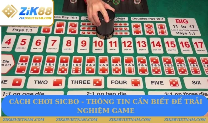 Cách chơi Sicbo Cơ Bản - Kiến Thức Để Tự Tin Hút Thưởng